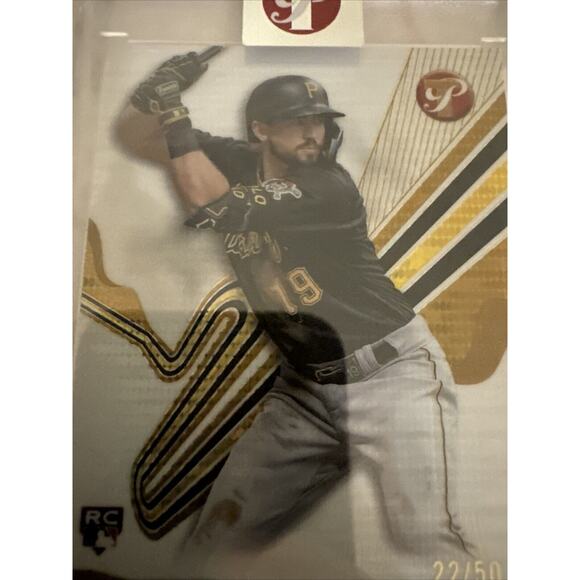 2024 Topps Pristine Jared Triolo RC #179 Gold Refractor /50 PIRATES Encased - Picture 2 of 7